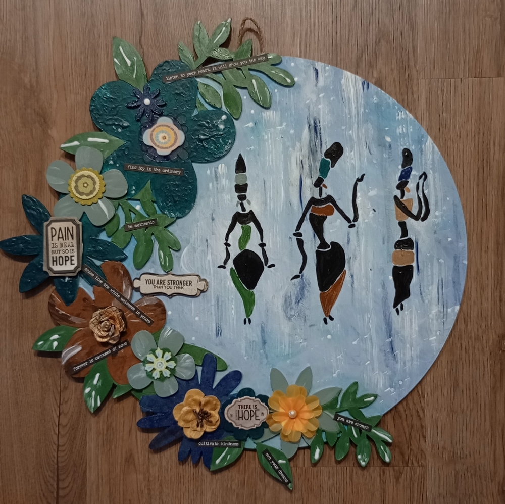 Original Handmade Wooden Inspirational Wall Hanging Plaque